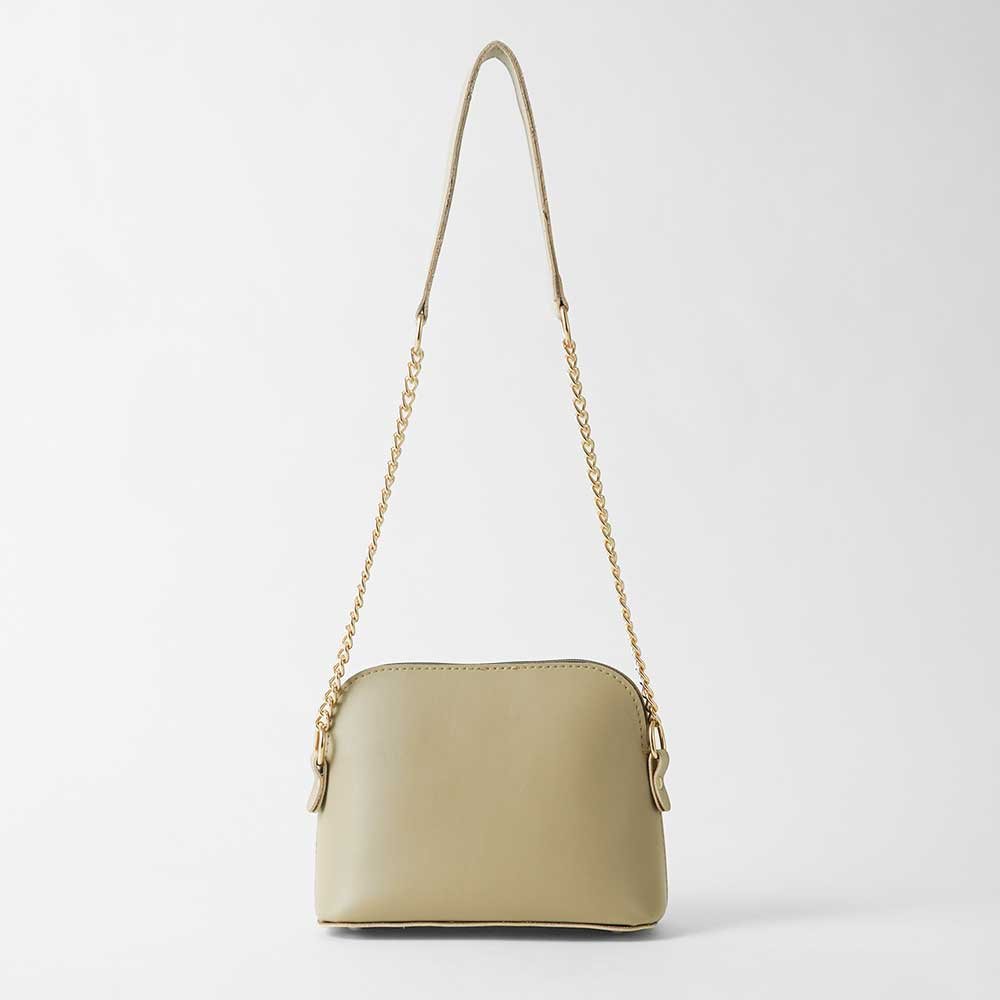 Pouch Size Shoulder Bag Beige - Image 2