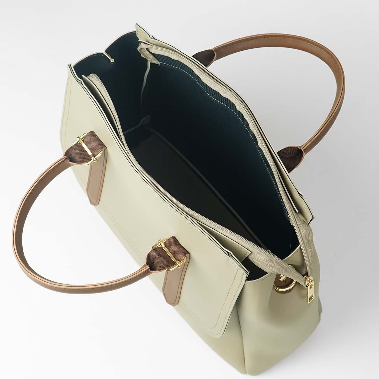 Milly set of 2 bag beige & brown - Image 5