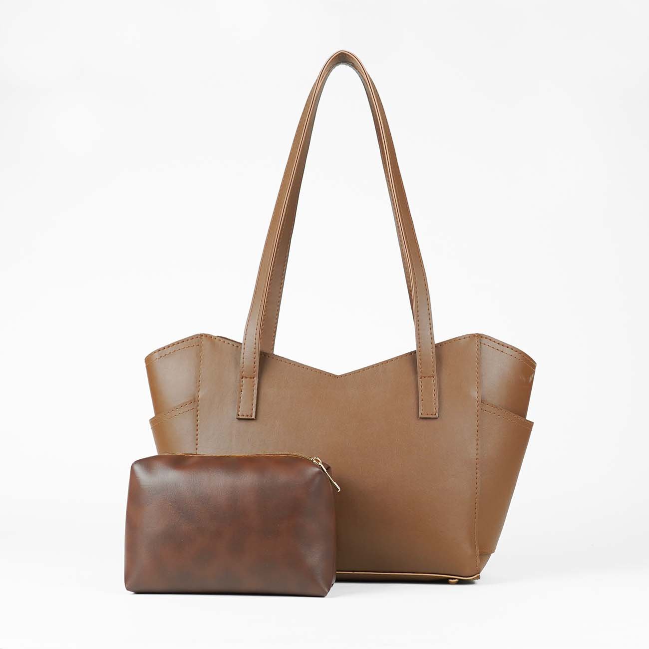 Land set of 2 bag brown - Image 2